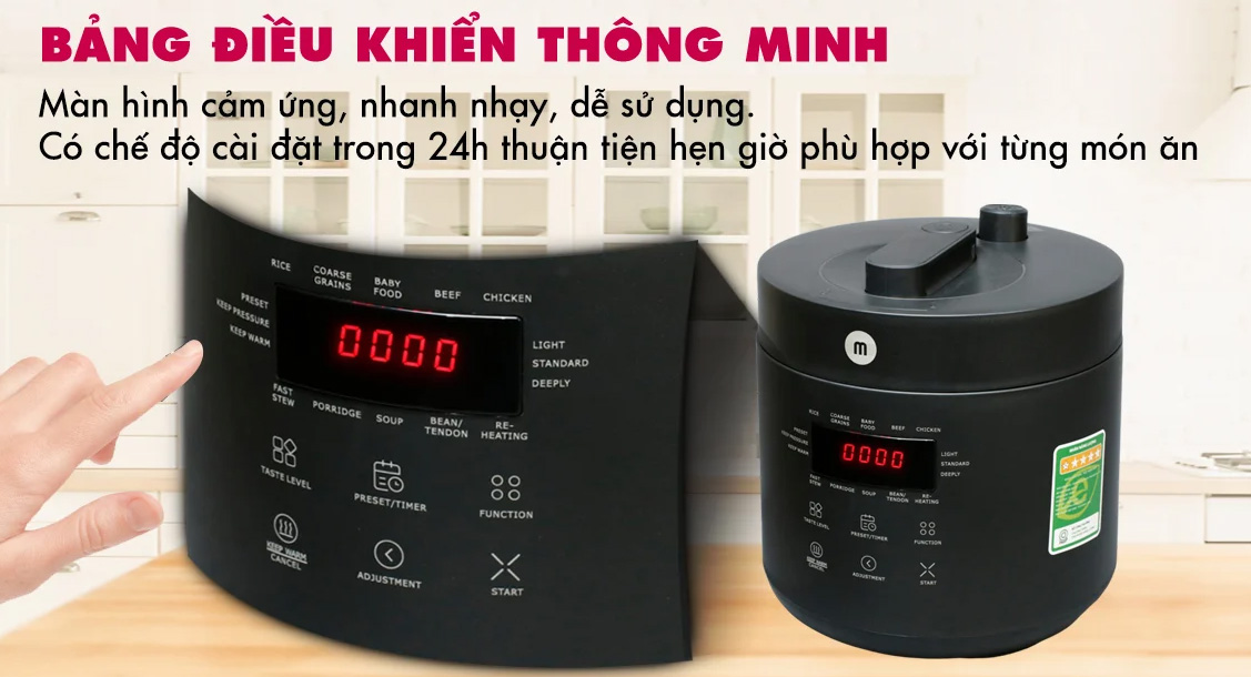 Bảng điều khiển cảm ứng hiện đại