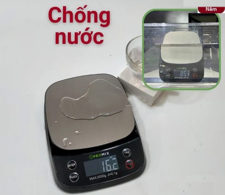 Cân có khả năng chống nước tốt