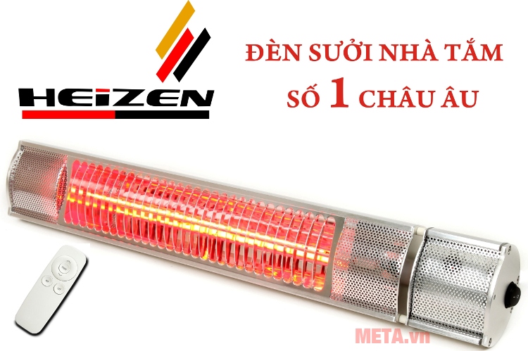 Đèn sưởi nhà tắm Heizen HEIT-R có điều khiển từ xa