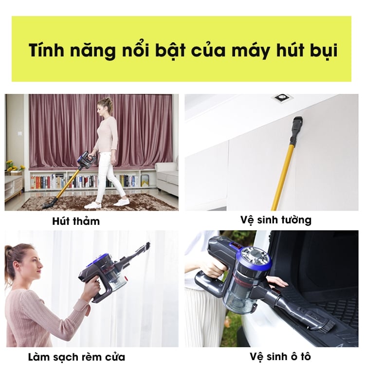 Tính năng máy hút bụi 