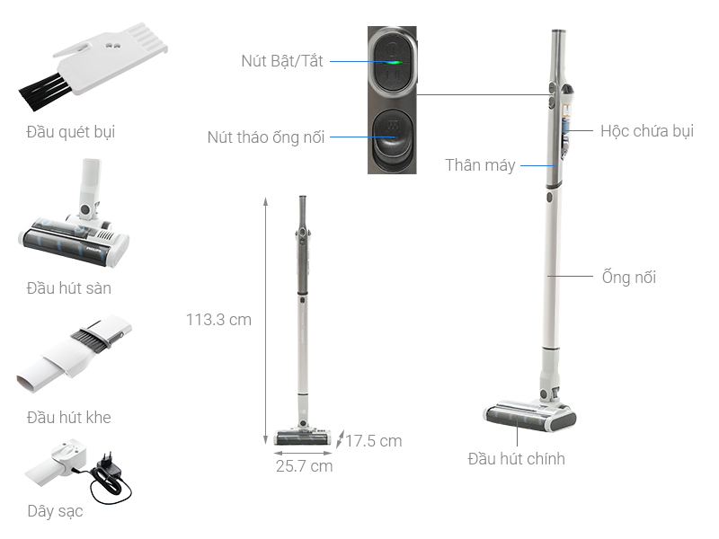 Máy hút bụi không dây  