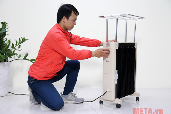 Lắp đặt máy sưởi dầu 