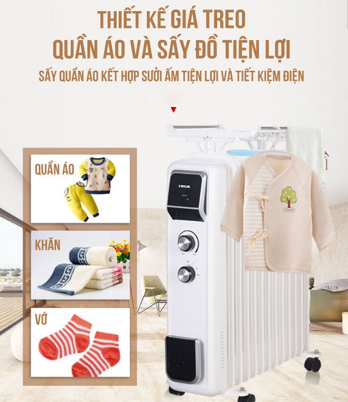 Máy sưởi dầu Roler RH-2115