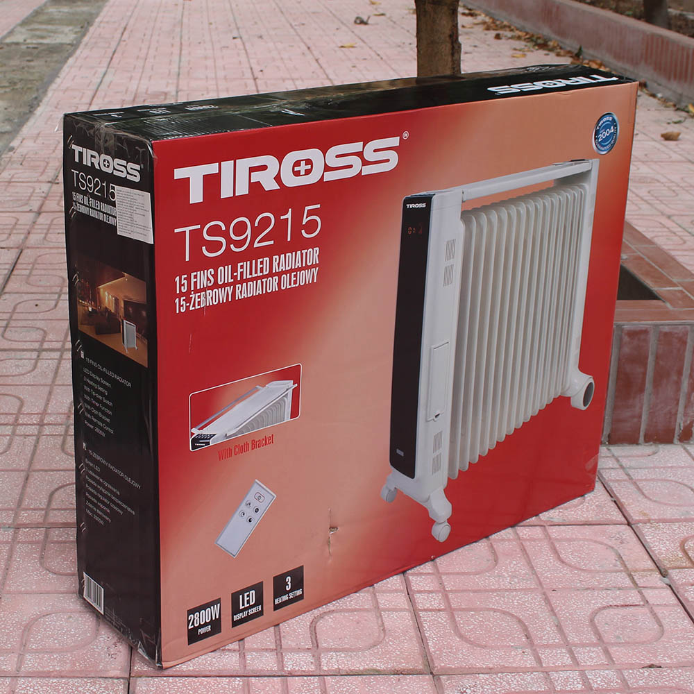 Đánh giá máy sưởi dầu Tiross TS9215 15 thanh nhiệt