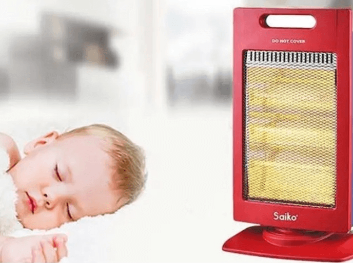 Máy sưởi halogen Saiko HF-1201 được ứng dụng công nghệ sưởi halogen hiện đại