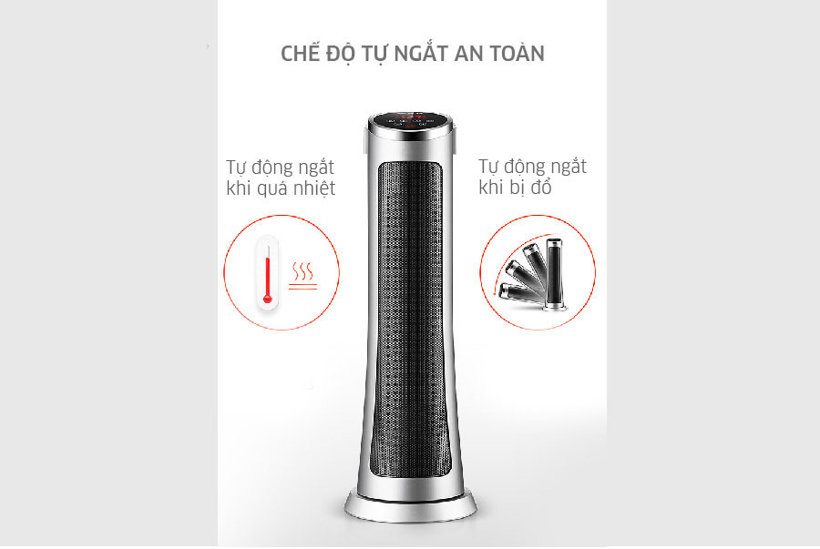 Thiết bị tự ngắt khi đổ ngã, quá nhiệt