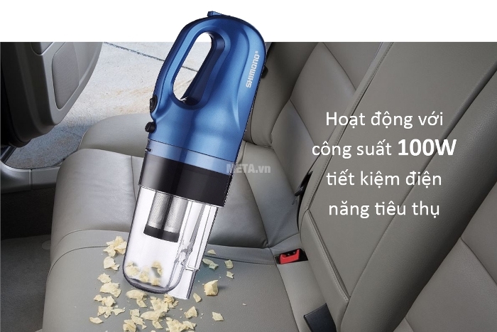 Máy hút bụi cầm tay Shimono SVC1016-C với công suất đầy mạnh mẽ 