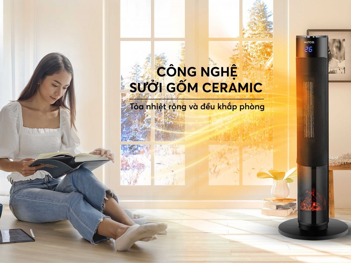 Quạt sưởi gốm Ceramic 