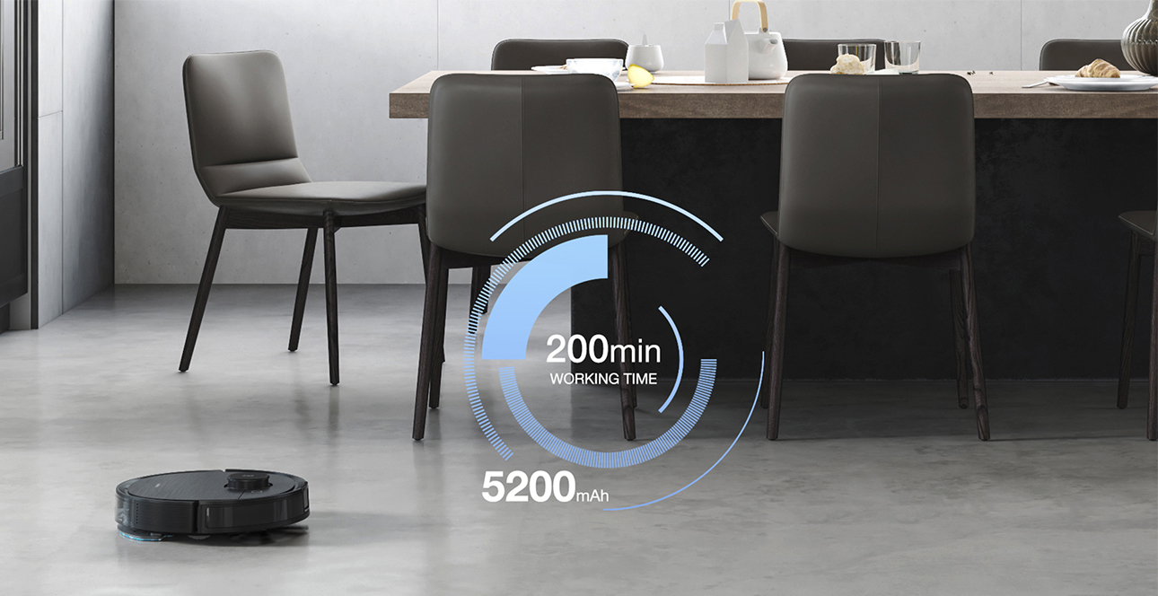 Robot hút bụi lau nhà Ecovacs Deebot OZMO T8 Aivi