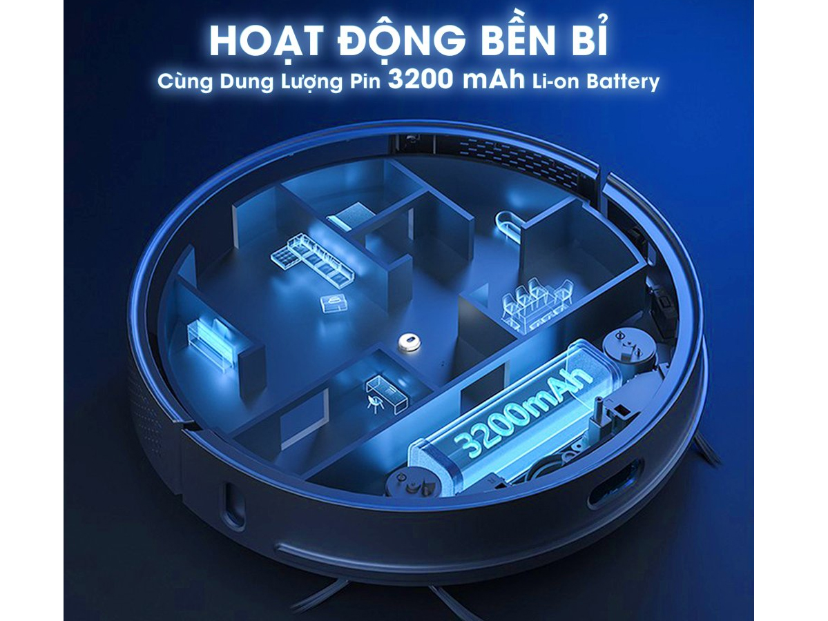 Robot hút bụi Kalite KVC-2171