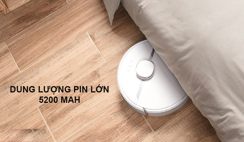 Dung lượng pin lớn cho khả năng làm việc là 150 phút