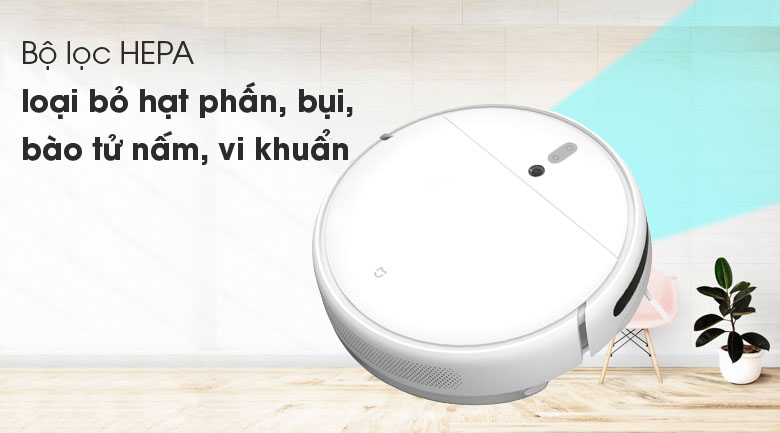 Robot hút bụi có bộ lọc Hepa