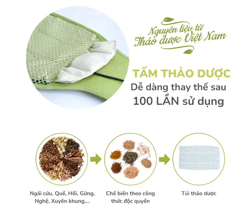 Sản phẩm làm từ thảo mộc tự nhiên an toàn