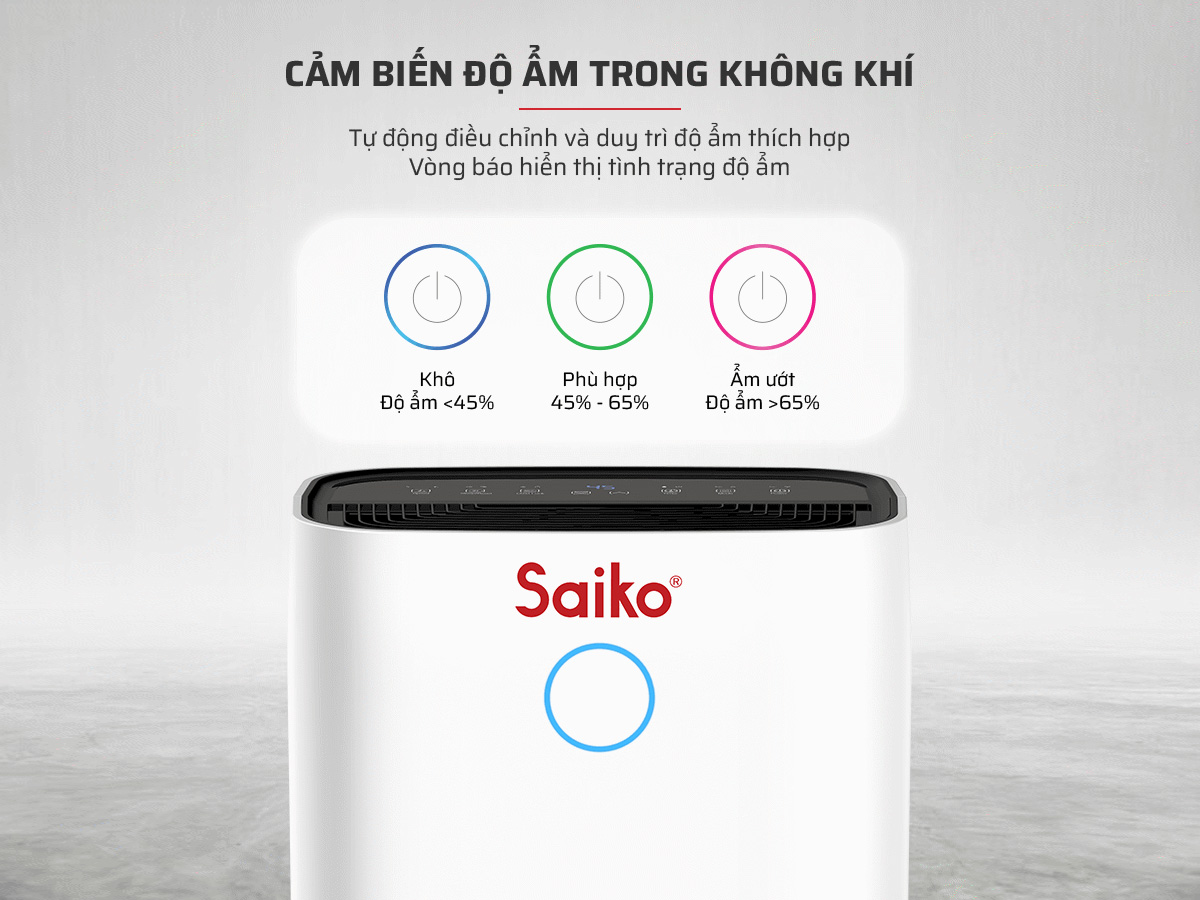 Máy hút ẩm gia đình Saiko HDF-16