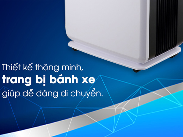 Hệ thống bánh xe giúp máy di chuyển dễ dàng hơn