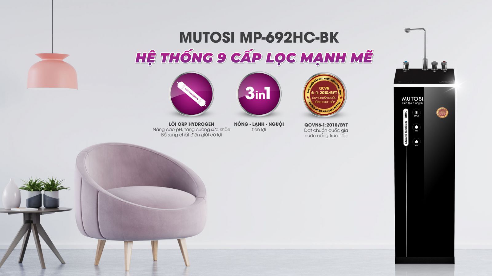 Máy lọc nước nóng lạnh nguội 