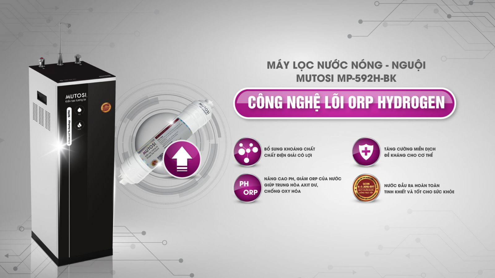 Máy lọc nước Mutosi MP-592H