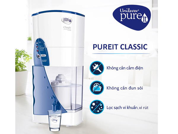 Ưu điểm của máy lọc nước Pureit