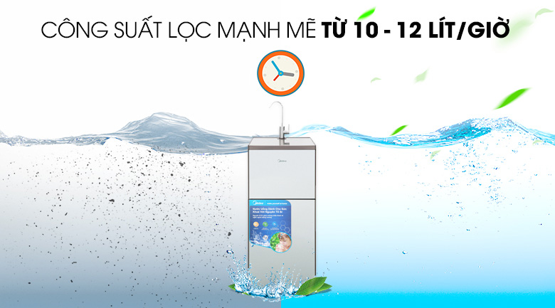 Công suất lọc nước lớn