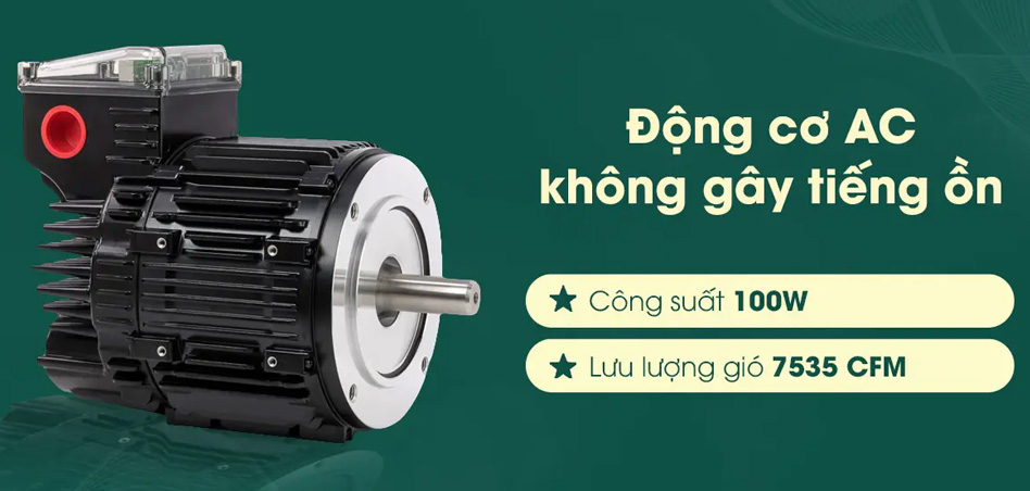 Động cơ khỏe mạnh, chạy êm