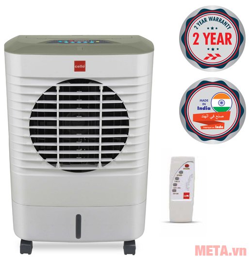 Máy làm mát Air Cooler Cello Smart 30 có tông màu trắng sang trọng 