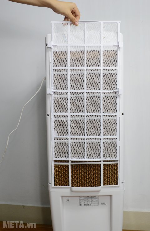 Máy làm mát Air Cooler Cello Tower 25 dễ dàng tháo rời tấm làm mát để vệ sinh 