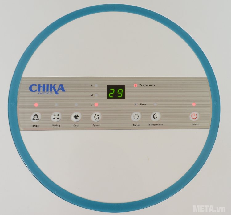 Bảng điều khiển trên thân máy làm mát Chika CK16B 