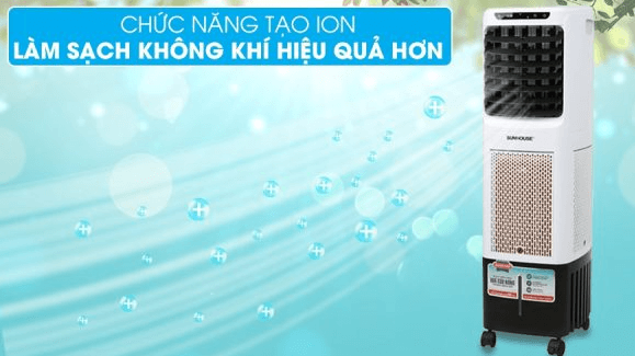 Quạt điều hòa Sunhouse SHD7713 tạo ion âm giúp thanh lọc không khí hiệu quả