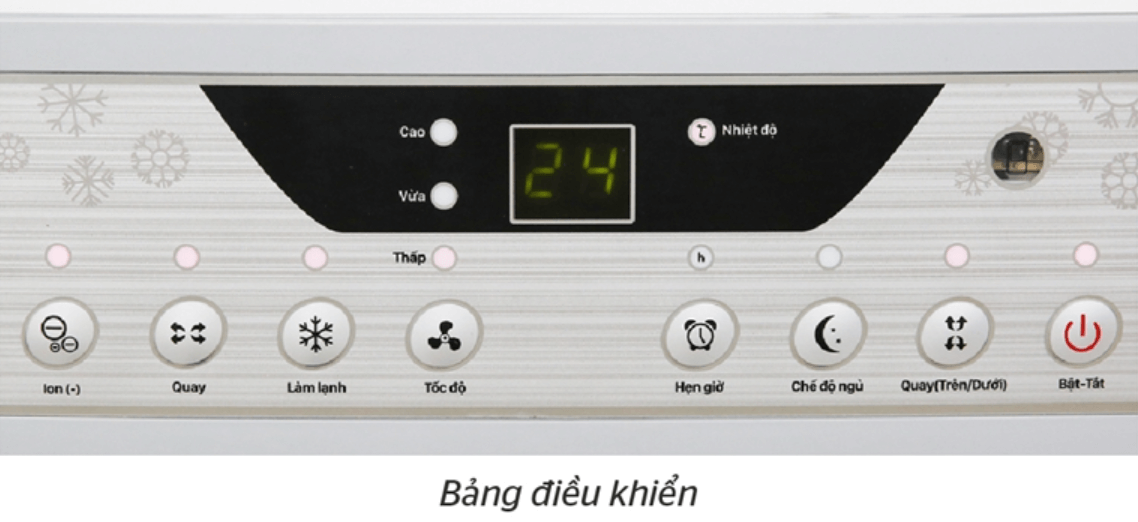 Quạt điều hòa Sunhouse SHD7756 có bảng điều khiển cơ