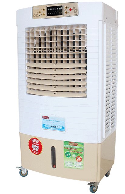 Máy làm mát Oshima OS230-6000 có bánh xe và vạch hiển thị mực nước 