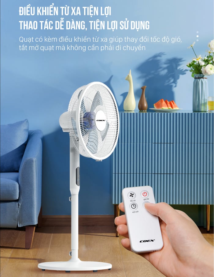 Quạt cây có remote