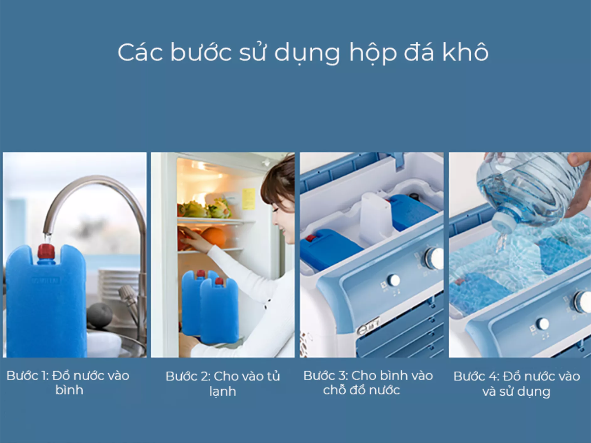 Cách sử dụng đá khô