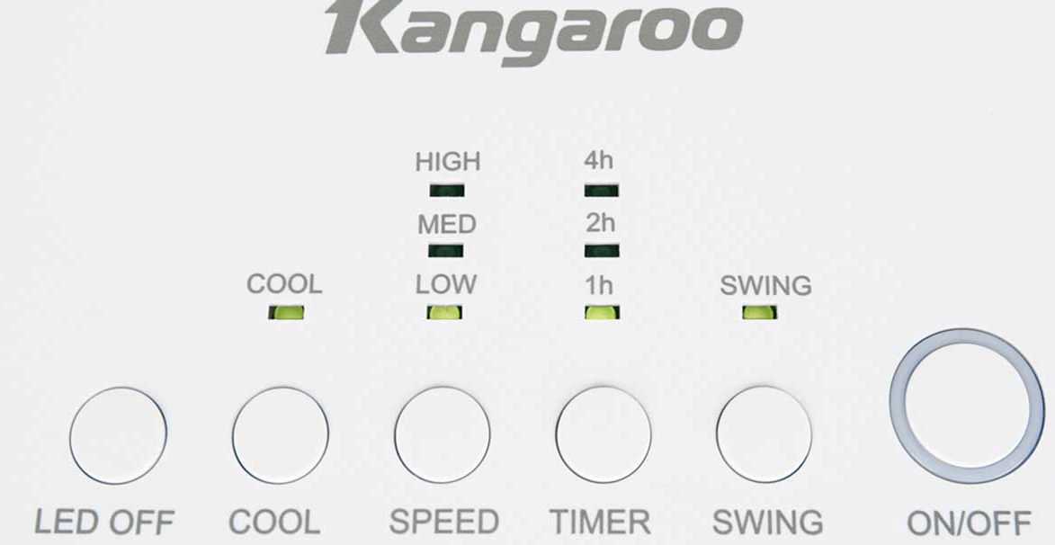 Quạt điều hoà không khí Kangaroo KG50F61 có bảng điều khiển cơ