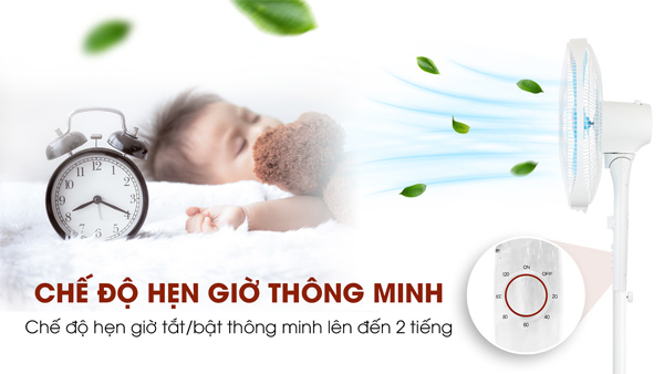 Quạt đứng 5 cánh Gree FDWK-4053h5 (45W, 3 mức gió)