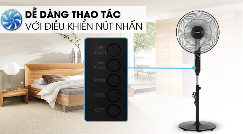 Bảng điều khiển dễ thao tác