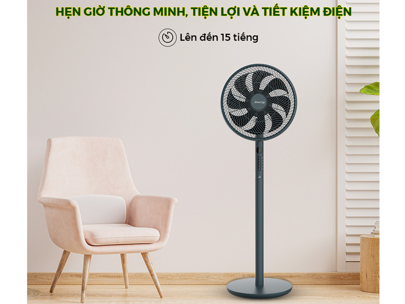 Thời gian hẹn giờ lên đến 15 giờ