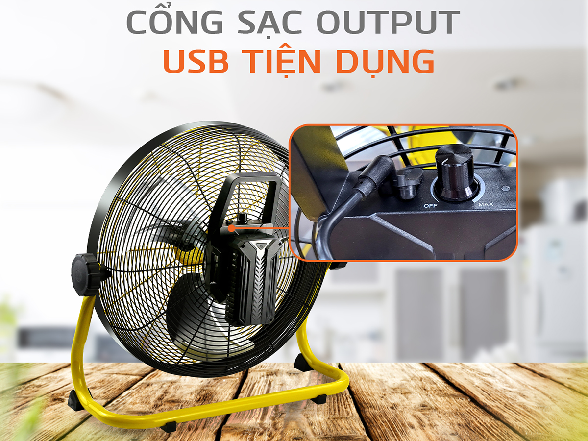 Quạt sạc điện  