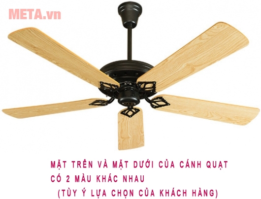 Quạt trần cánh gỗ