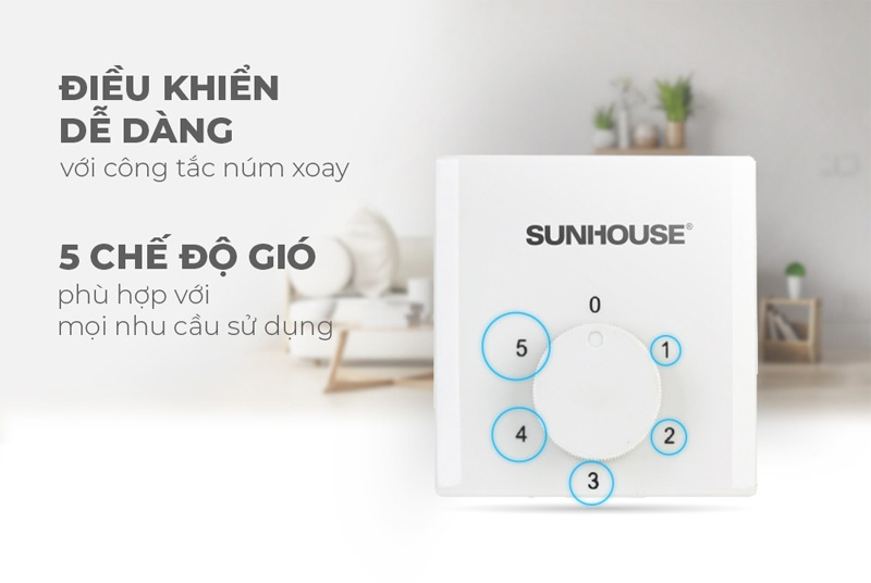 Quạt trần Sunhouse SHD7655