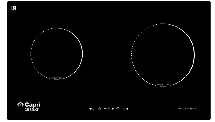 Hình ảnh bếp từ đôi Capri CR 826KT