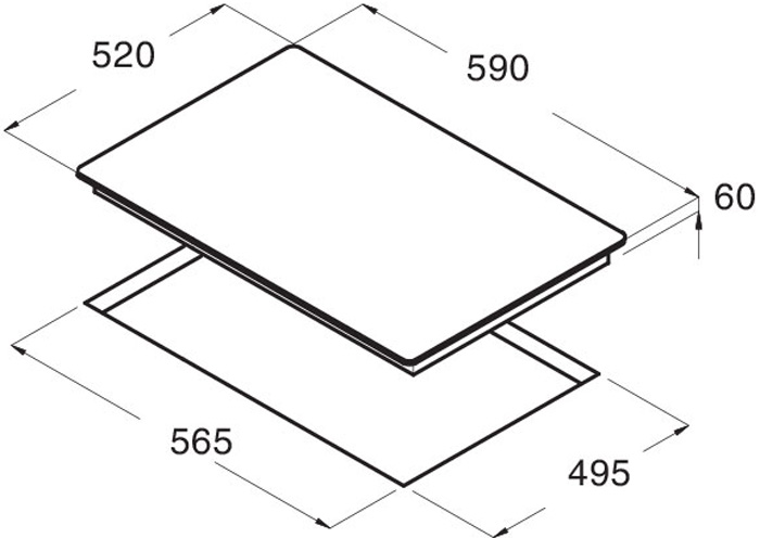 Bếp từ Cata I 6003 BK