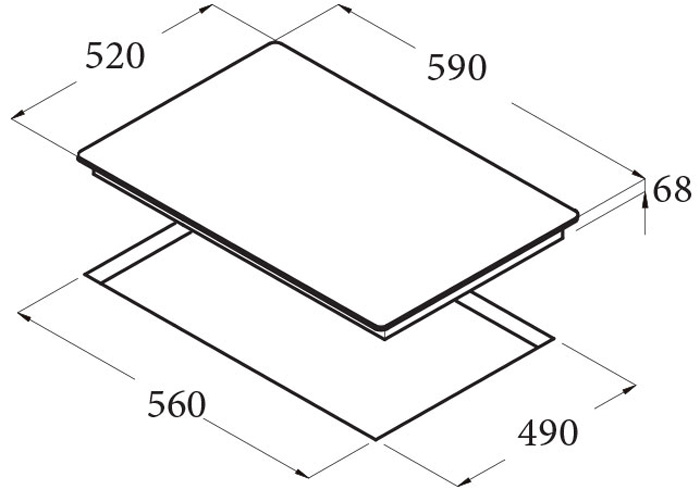 Bếp từ Cata IB 604 BK