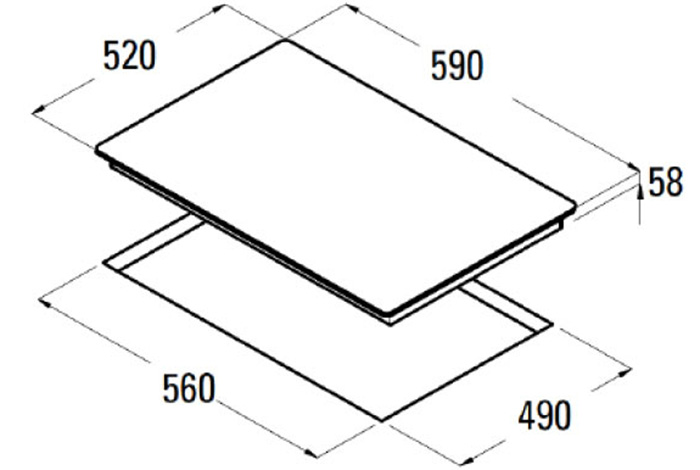 Bếp từ Cata IB 633X