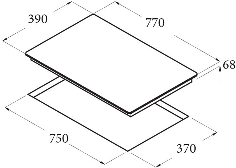 Bếp từ Cata IB 753 BK