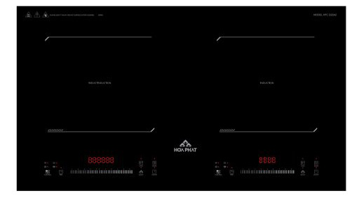 Bếp từ đôi Hòa Phát HPC D22A2