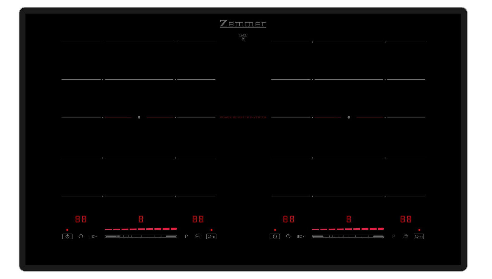 Bếp từ đôi Zemmer IZM 282 PROX