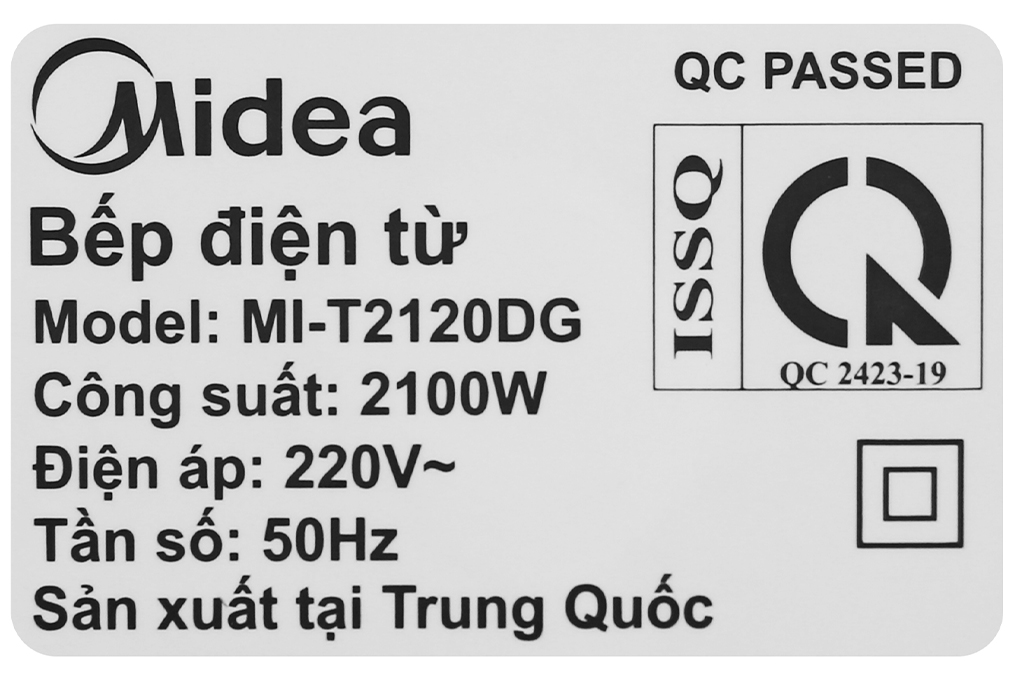 Bếp từ đơn Midea 