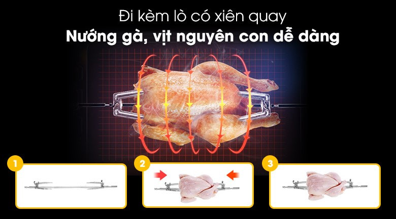 Tích hợp nhiều phụ kiện hỗ trợ nấu