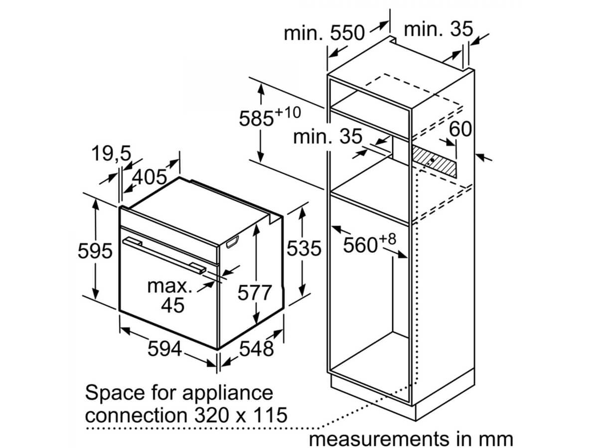 Lò nướng Bosch chính hãng