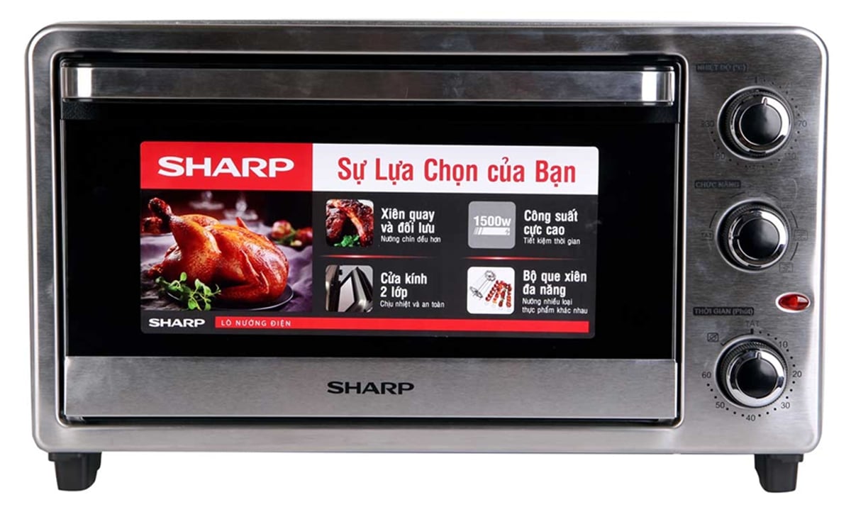 Hình ảnh lò nướng điện Sharp EO-A25RCSV-ST